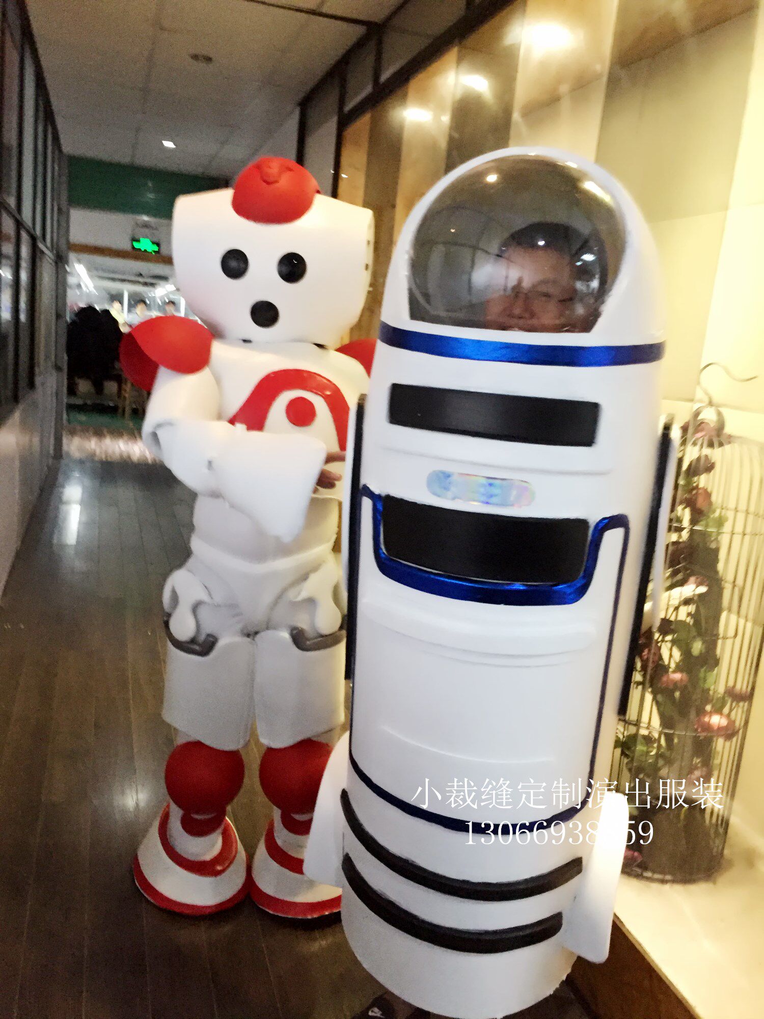 定制儿童剧机器人演出服装商演巡游服装led发光服装音乐节服装