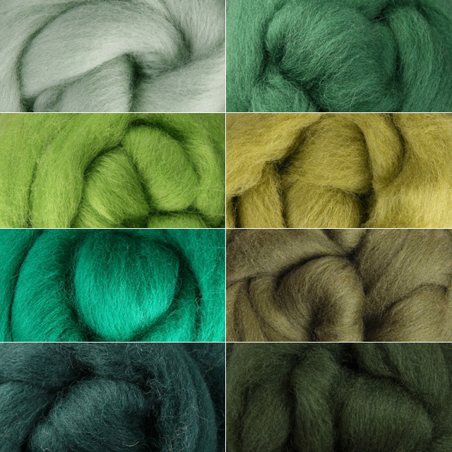 自由鸟羊毛条戳戳乐手工diy材料毛毡绿色系新西兰进口考力代羊毛,居家布艺,其他/配件/DIY/缝纫,淘宝优惠券,粉丝福利购,淘宝优惠卷