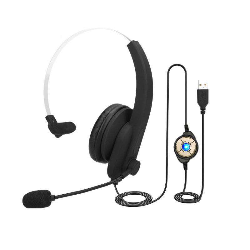 2023年新款头戴式航空USB有线商务客服话务耳机卡车司机跨境专供,3C数码配件,耳机支架,淘宝优惠券,粉丝福利购,淘宝优惠卷