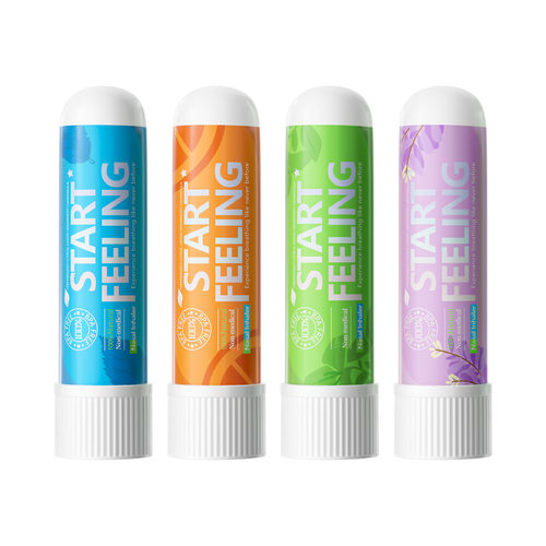 跨境专供START FEEING开始感觉精油鼻通提神醒脑天然植物提取4in1