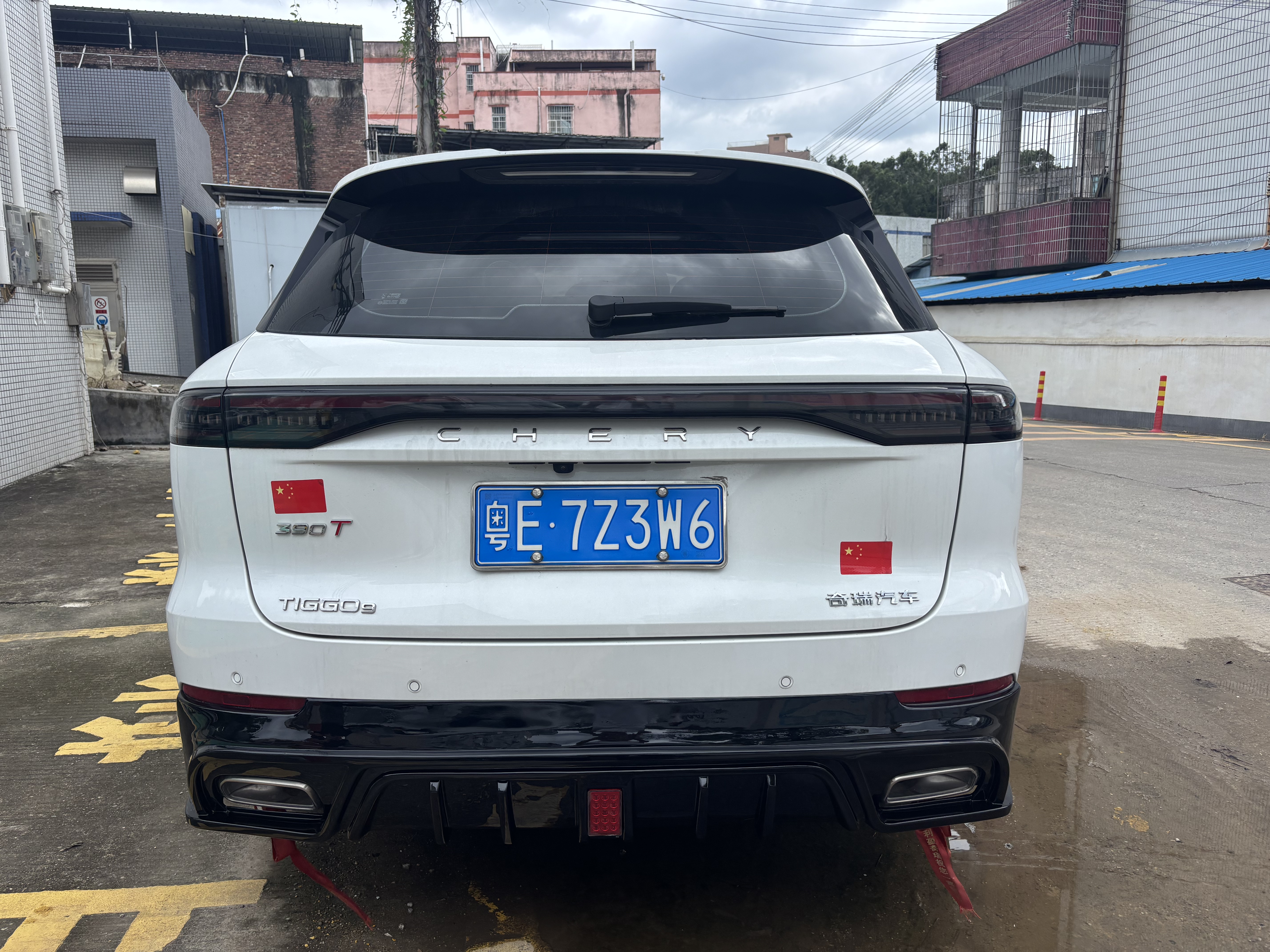 适用于奇瑞瑞虎9X改装运动款小包围瑞虎9X改装前唇后唇装饰件防护