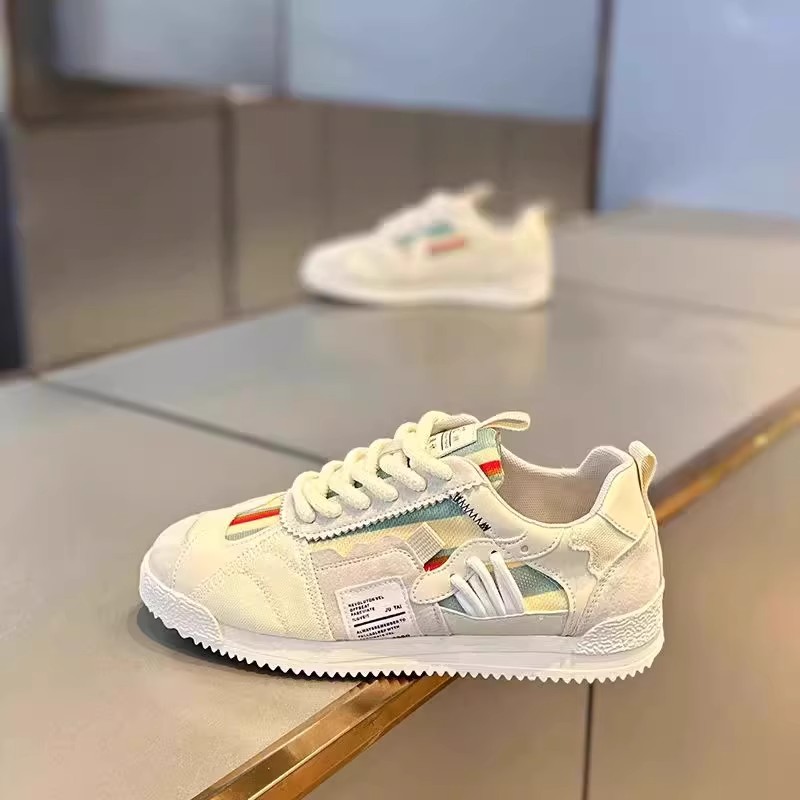 网红爆款软底百搭欧洲站阿甘鞋