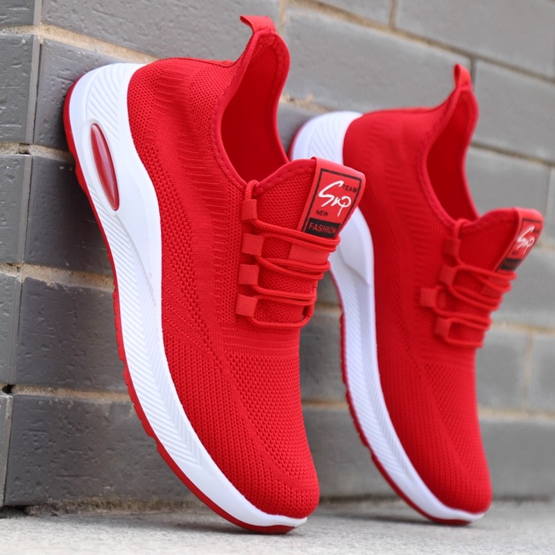 网面透气休闲飞织休闲运动鞋