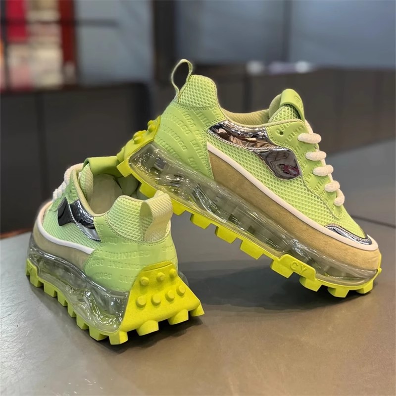 厚底系带网面透气舒适潮牌老爹鞋