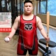 弹力大码 平角摔跤举重连体衣裤 塑身连体衣运动健身连体裤 胖子男士