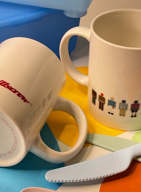 THRILLSCREW马克杯个性LOGO印花家用办公室陶瓷杯茶杯咖啡水杯