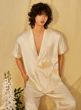 ADD STUDIO 24 S/S手工立体百合花朵缎面衬衫