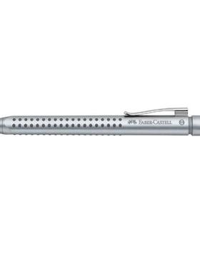 原装德国辉柏嘉Grip领航员银色点阵圆珠笔 蓝色XB笔尖