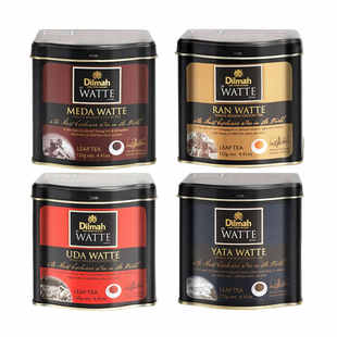 迪尔玛Dilmah蓝瓦特优塔雅塔美塔锡兰红茶原装进口125g铁罐装