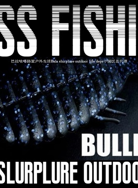 【巴拉咕嗒路亚】deps BULLFLAT 鱼形路亚软饵鲈鱼专用