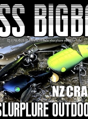deps NZ CRAWLER路亚水面系爬行饵鲈鱼【巴拉咕嗒路亚户外生活】