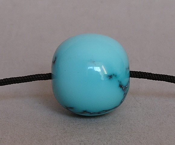 原矿绿松石桶珠顶珠隔珠DIY散珠