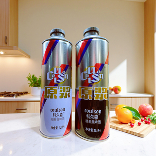 科尔森三八口高端精酿原浆12度啤酒 白啤/黑啤精酿1l*6罐优级整箱