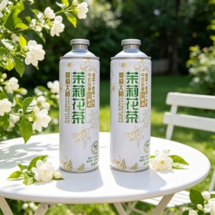 豪威大师中式小麦白啤酒毛尖精酿龙井茉莉花茶中式啤酒大罐1L*6罐