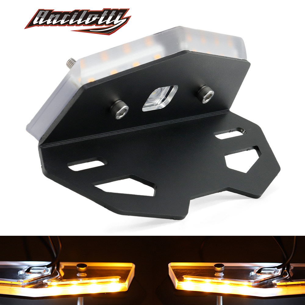 适用摩托川崎Z750改装牌照架专用不锈钢Z1000转向灯战斗短尾车牌