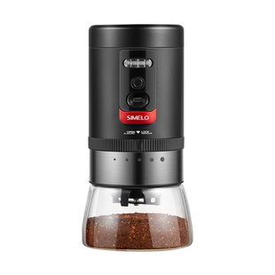 simelo咖啡豆研磨机电动手磨手摇磨豆机研磨器家用小型咖啡非刀切