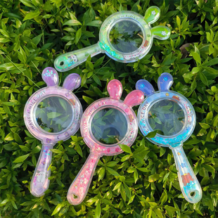 儿童高清防摔光学镜片缤纷糖果色卡通小巧可爱便携宝宝探索放大镜
