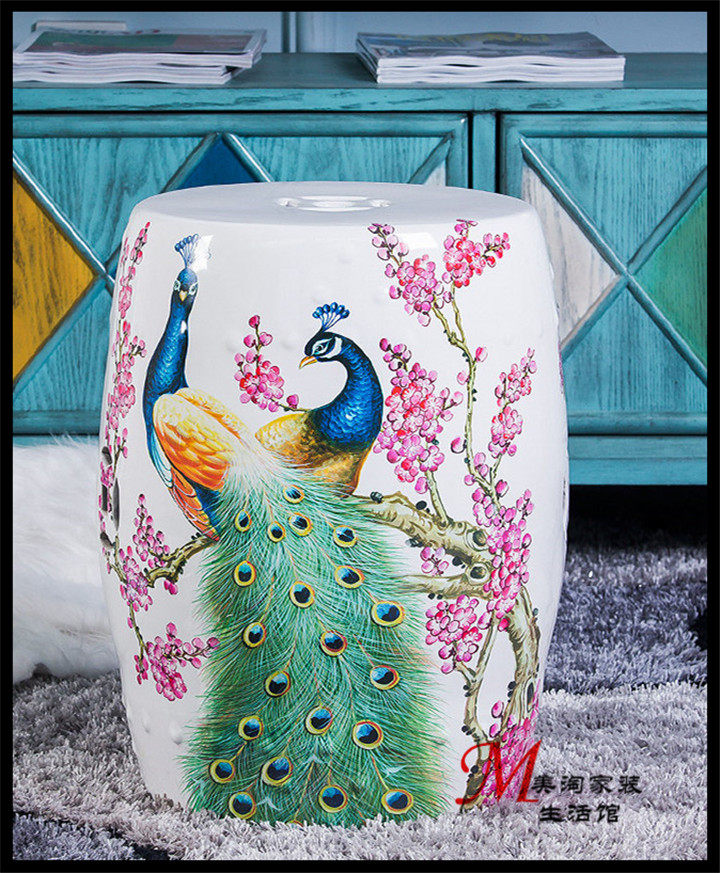 特价陶瓷凳子免邮鼓凳清仓美式欧式新中式花鸟彩绘梳妆凳换鞋绣凳