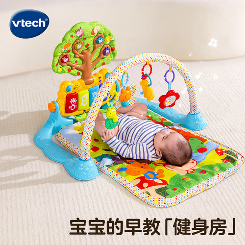 婴幼儿3-6个月宝宝音乐垫健身架