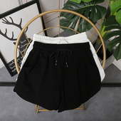 跑步热裤 韩版 宽松薄款 外穿家居休闲裤 纯棉运动短裤 女夏2025年新款
