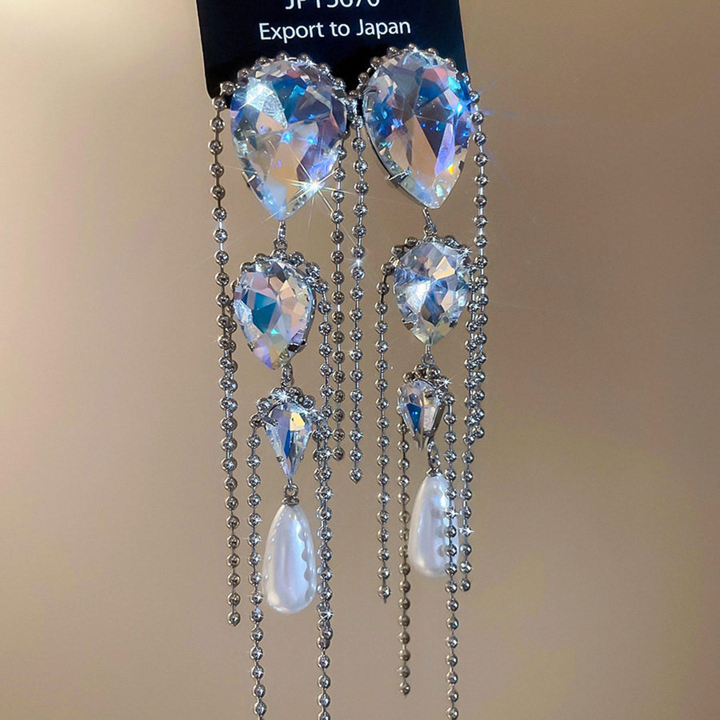 银针镶钻流苏水滴珍珠耳钉个性时尚轻奢高级感耳环设计感小众耳饰,户外/登山/野营/旅行用品,旅行发卡,淘宝优惠券,粉丝福利购,淘宝优惠卷