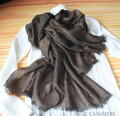 超薄披肩围巾提花双面女春秋冬