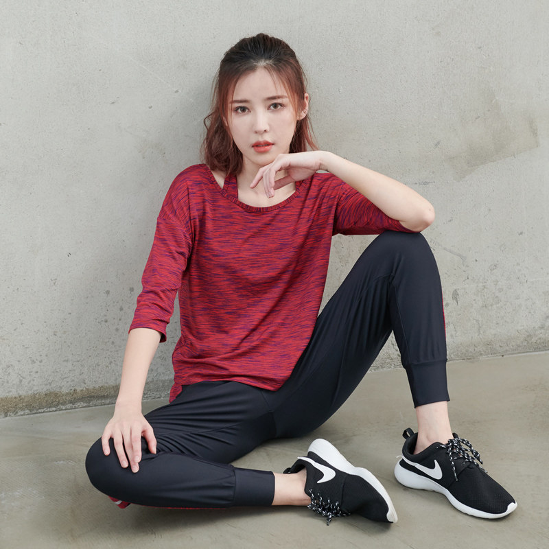 菩媞瑜伽服运动套装女高级感2026新款大码宽松胖mm专业健身跑步服