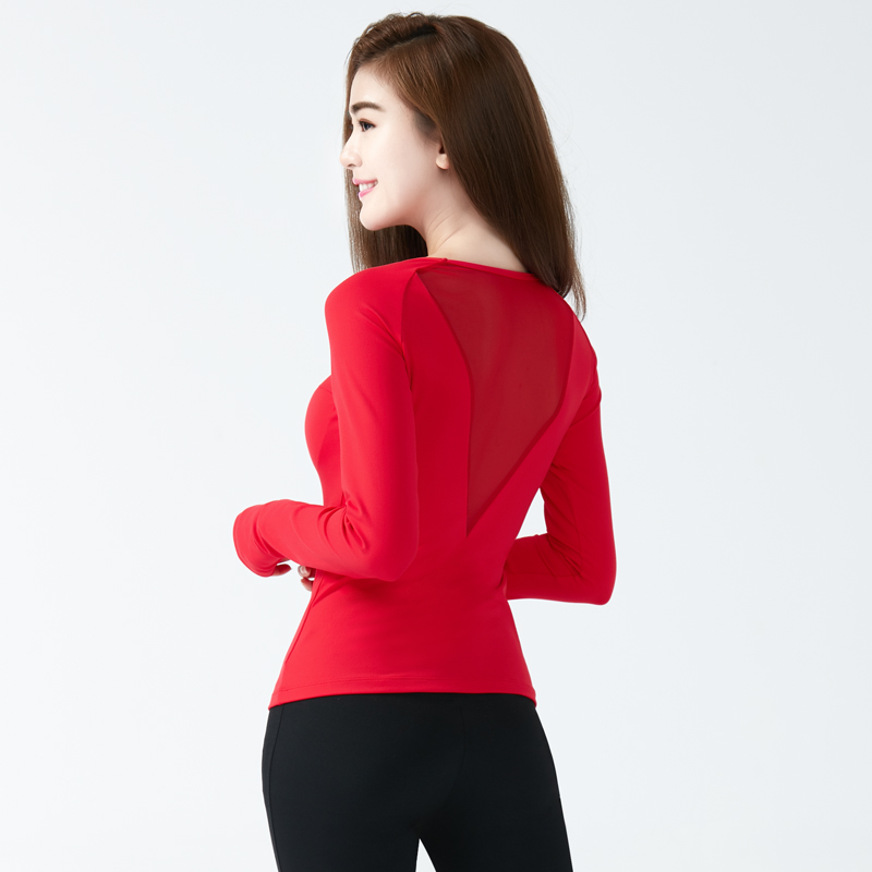 菩媞瑜伽服女长袖上衣秋冬款专业