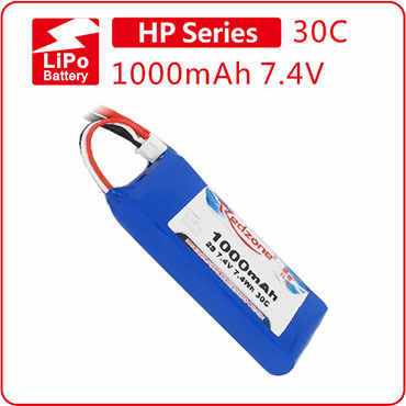 富力电池Redzone lipo 30C 1000mAh 7.4V 富力电池 2S航模电池