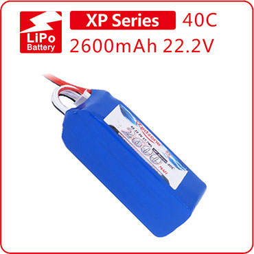 富力电池 Redzone lipo 40C 2600mAh 22.2V 500直升机电池6S电池