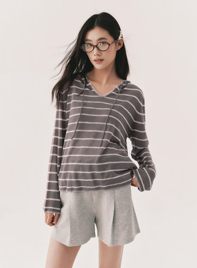 BELLYWEAR休闲条纹高级感针织衫