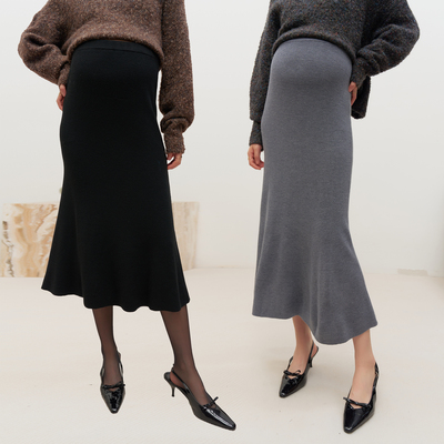 BELLYWEAR弹力针织鱼尾半身裙