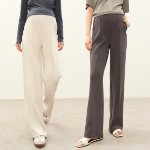 2025秋季 休闲裤 新款 莫代尔空气层宽松时尚 直筒裤 BELLYWEAR孕妇裤