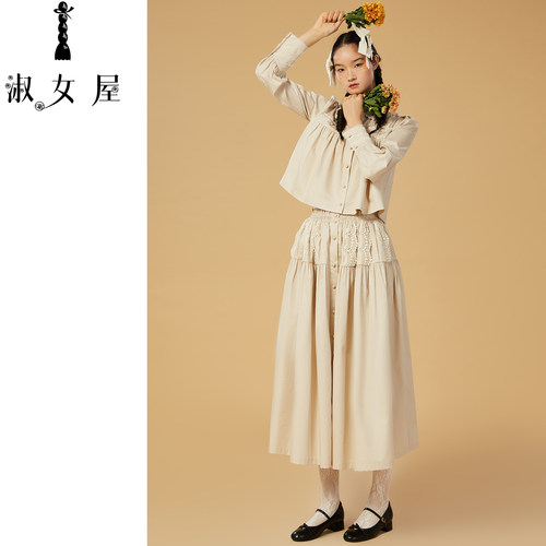 Laura公主花边套装棉时尚甜美