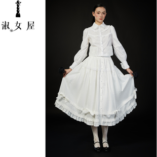 淑女屋官方旗舰店天鹅湖的故事天鹅湖优雅套装棉优雅经典