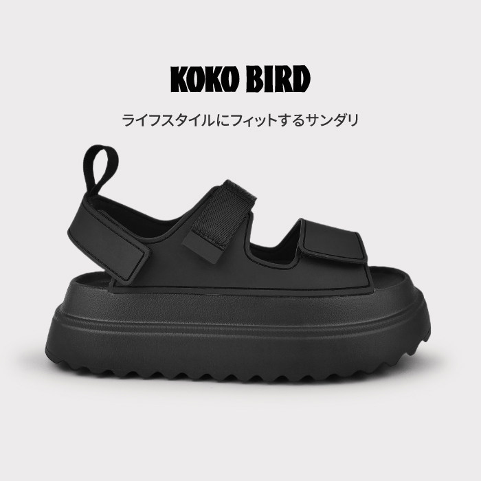 日本KOKOBIDRD厚底凉鞋女士超轻休闲增高软底魔术贴可调节沙滩鞋,女鞋,休闲凉鞋,淘宝优惠券,粉丝福利购,淘宝优惠卷