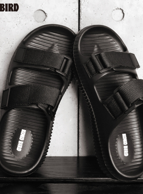 日本KOKOBIRD踩屎感拖鞋女夏季外穿轻便百搭可调节休闲沙滩凉鞋