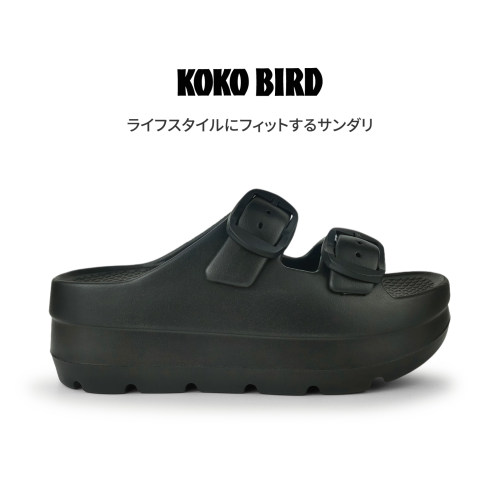 KOKOBIRD厚底6CM足弓超软凉拖鞋