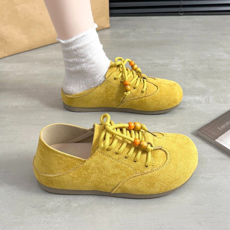 复古勃肯鞋女2025年夏秋新款百搭休闲平底德训鞋软底懒人豆豆单鞋,女鞋,时尚休闲鞋,淘宝优惠券,粉丝福利购,淘宝优惠卷