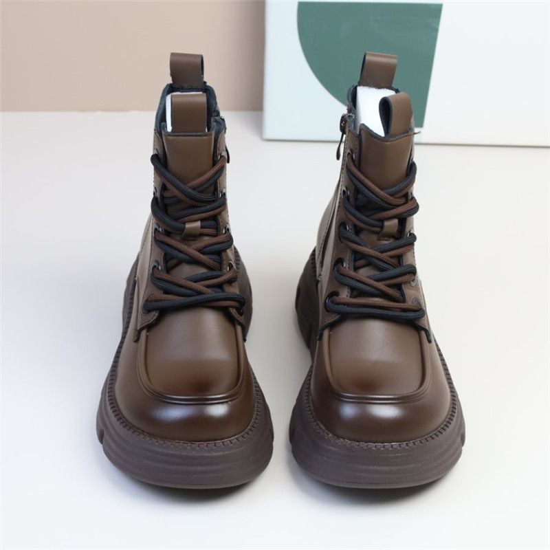 马丁靴女2025年新款时尚百搭舒适松糕底耐磨保暖厚底美拉德女鞋,女鞋,马丁靴,淘宝优惠券,粉丝福利购,淘宝优惠卷