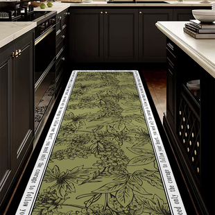 厨房吸水吸油防滑脚垫子硅藻泥速干地垫家用地毯可剪裁入户门垫