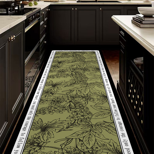 厨房吸水吸油防滑脚垫子硅藻泥速干地垫家用地毯可剪裁入户门垫