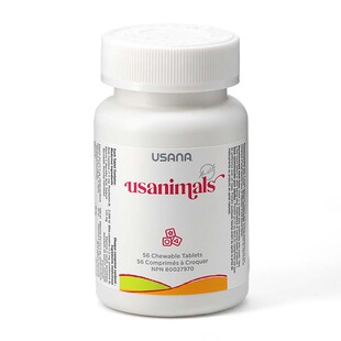 多件多折 包邮 美国usana优莎娜儿童营养素加版 复合维生素促生长1件