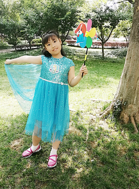 新款卡通动物户外立体幼儿园塑料儿童手拿风车宝宝玩具礼物仙子