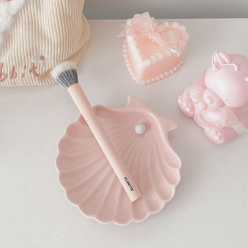 FLORTTE/花洛莉亚大号小号腮红高光点彩化妆刷遮瑕刷安全网修眉刀