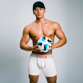 Asianbum宽边冰感丝滑网眼快干透气大凸运动平角内裤 拍3条99