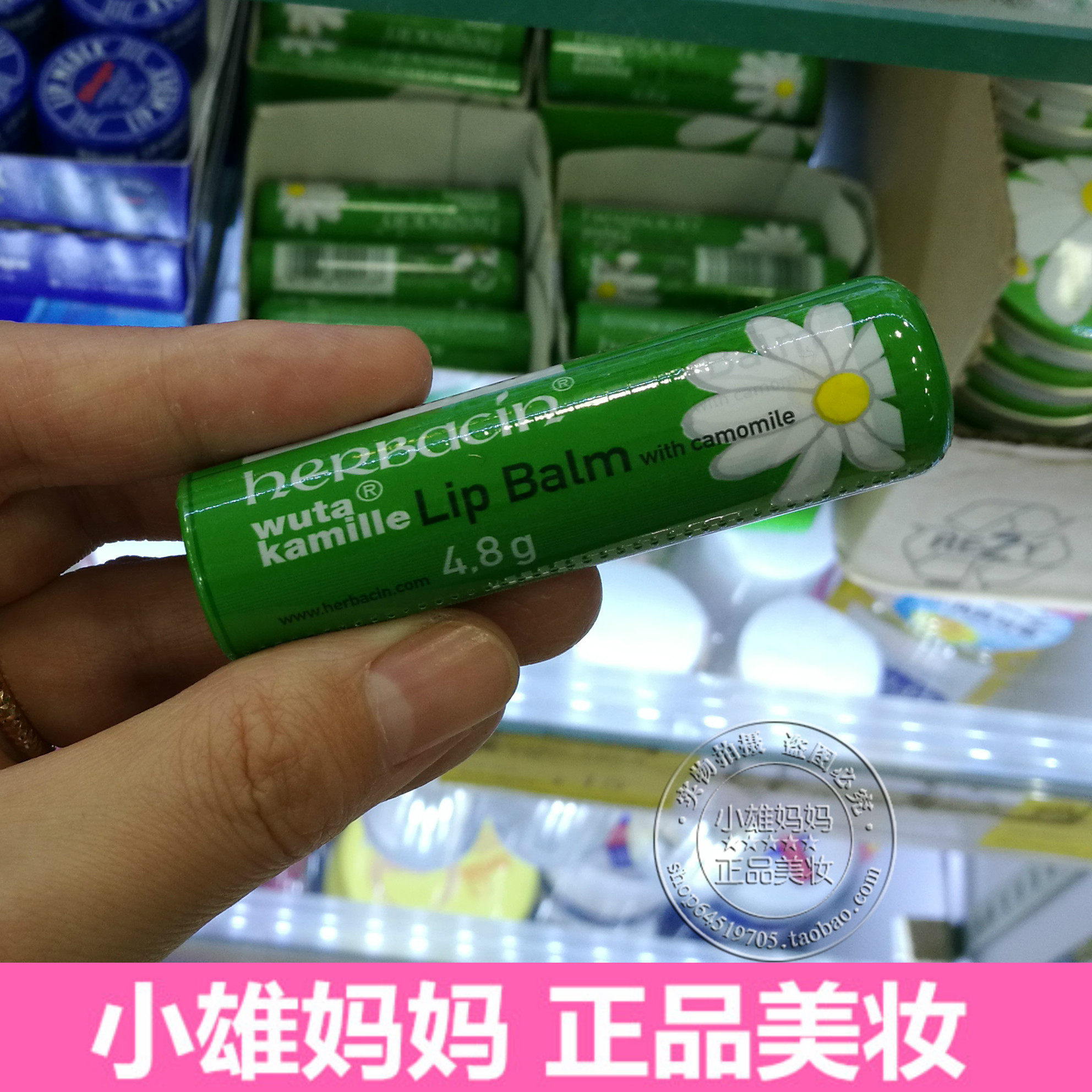 包邮贺本清德国小甘菊小柑橘洋甘菊小雏菊润唇膏护唇膏保湿滋润