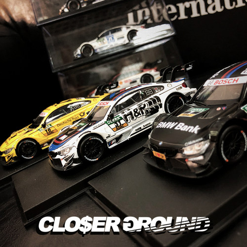 m4赛车DTM模型仿真改装车合金车模1:43汽车摆件中控台装饰收藏 - 封面