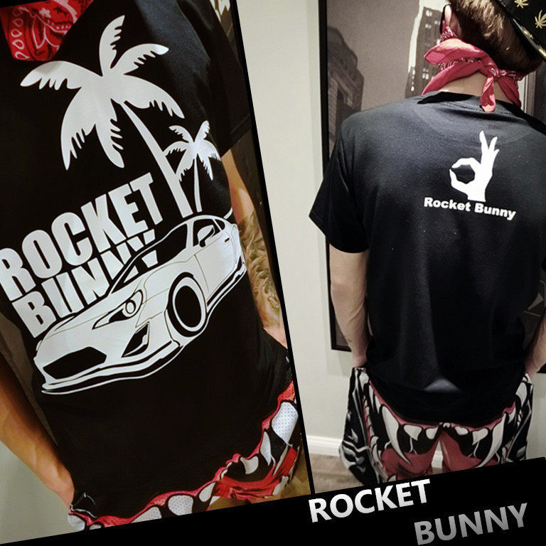 潮流潮牌 JDM日系风格改装车T恤火箭兔GT86 BRZ潮牌个性纯棉短袖在类目 男装, T恤中 - 来自Buy2taobao.com提供专业的淘宝代购服务