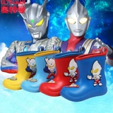 Ultra, Ультрамен Тига для мальчиков, дождевик, детские туфли, нескользящие флисовые сапоги для детского сада